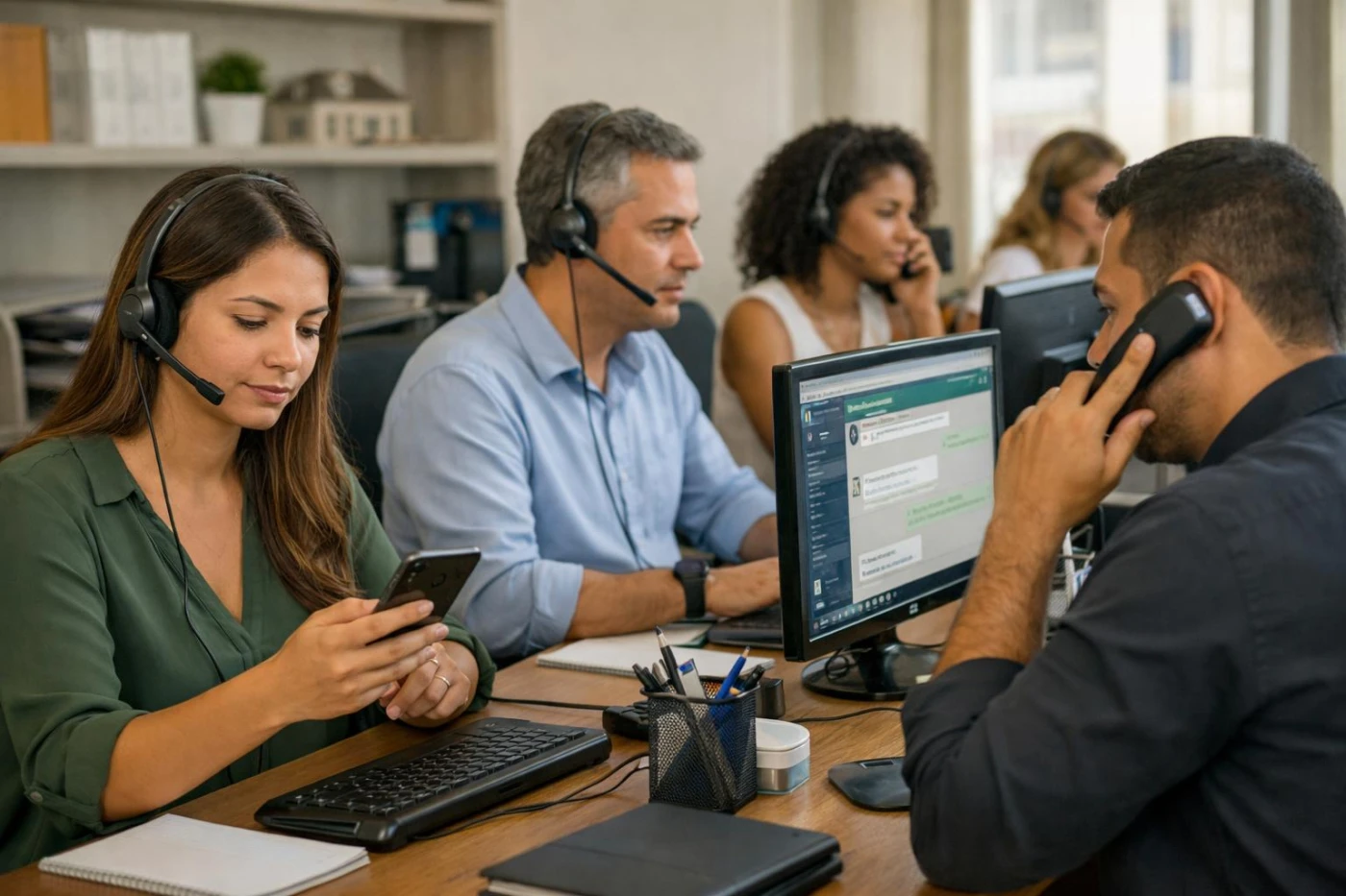Foto ilustrativa: cRM para WhatsApp com vários atendentes no mesmo número