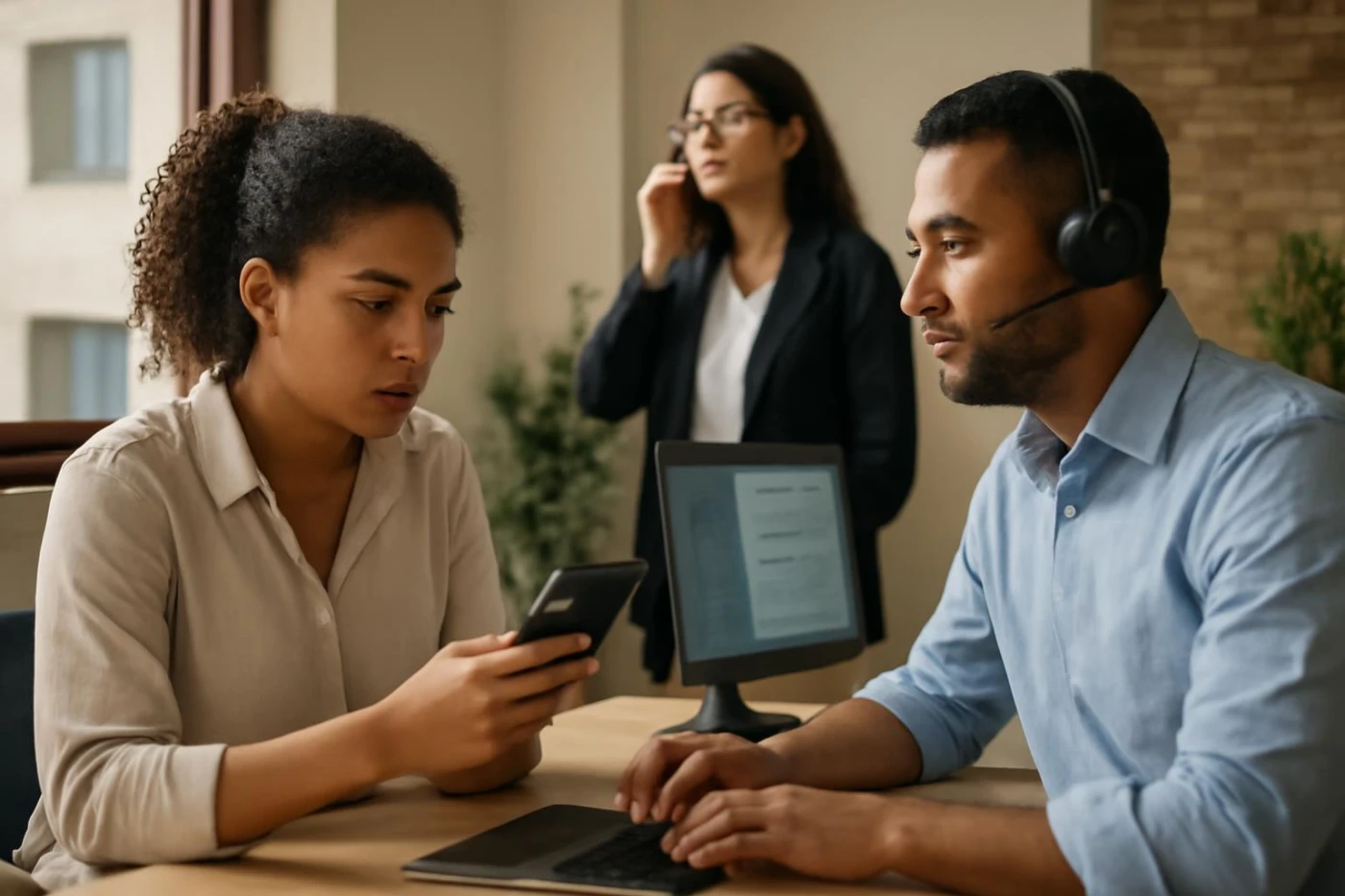 Foto ilustrativa: ligações com IA no CRM para retorno de leads no mesmo minuto
